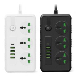 ZAPATILLA B09 / 3 ENTRADAS + 4 USB + 1 TC 3.4A 3000W